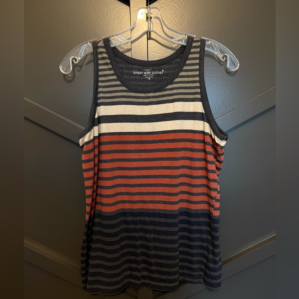 ☀️Striped Sleeveless Muscle Tank